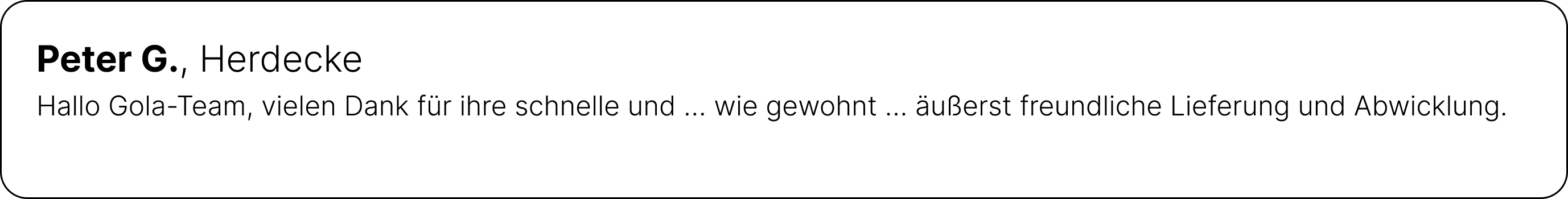 Kundenstimme 2